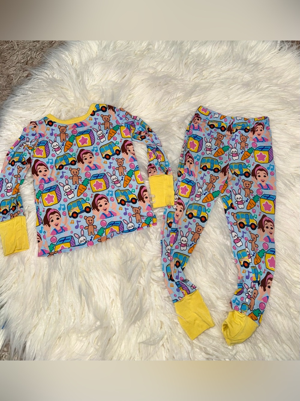 Ms. Rachel little snuggles bamboo pjs